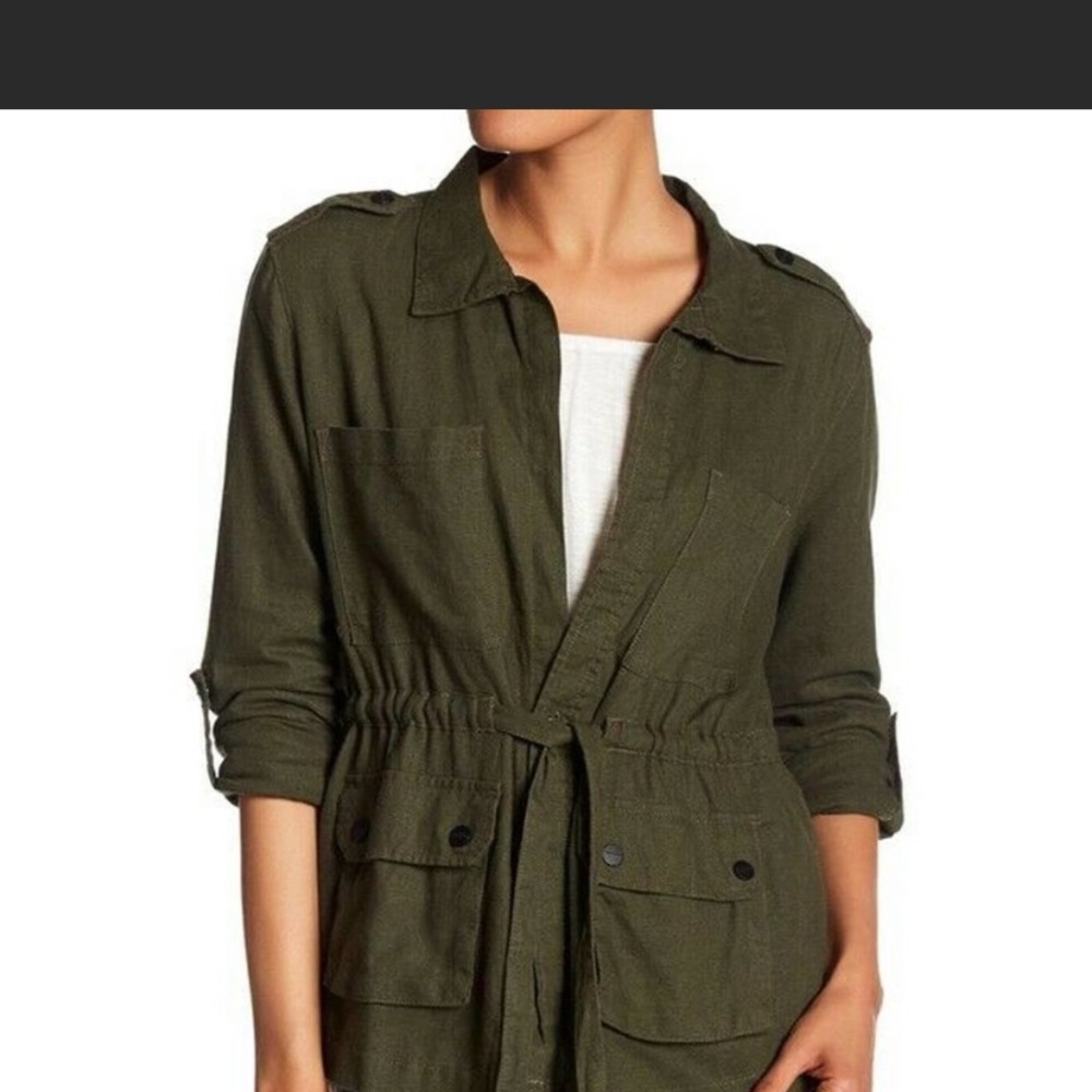 Sanctuary Jacket Army Green with Pockets